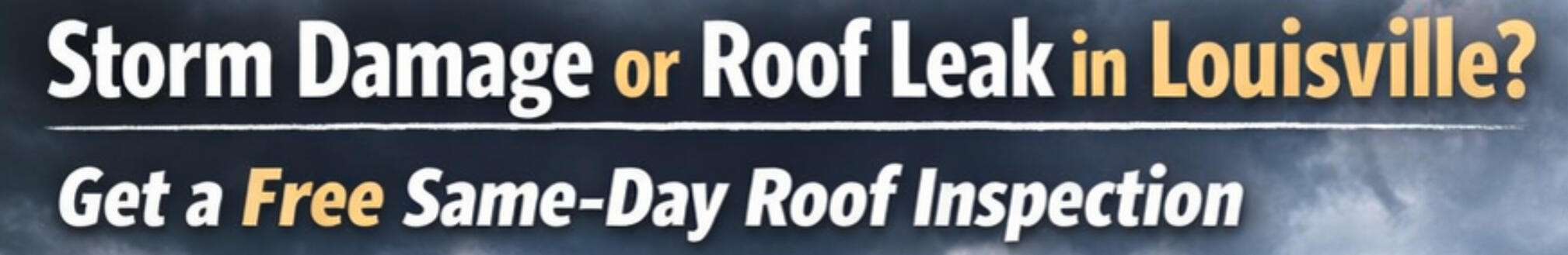 Fast Roof Repairs in Louisville